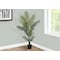 Monarch Specialties Artificial Plant, 57" Tall, Palm Tree, Indoor, Faux, Fake, Floor, Greenery, Potted, Real Touch I 9536 - alternate 2